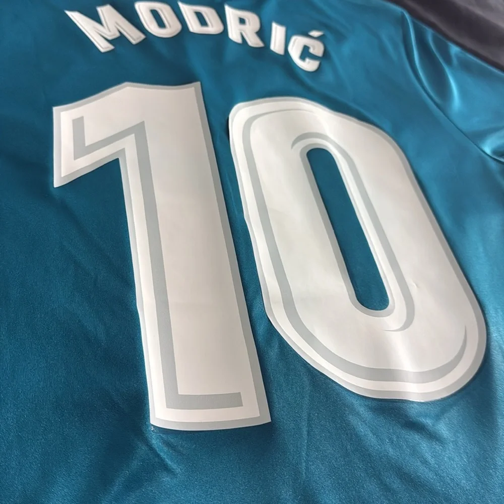 Real Madrid #10 Luka Modric 2017-18 Adidas Third Jersey